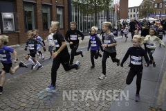 Starten på børneløbet på 1.3 km er gået - Foto: René Lind Gammelmark