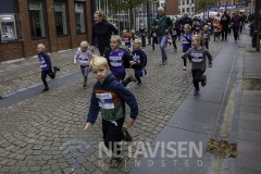 Starten på børneløbet på 1.3 km er gået - Foto: René Lind Gammelmark