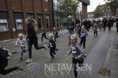 Starten på børneløbet på 1.3 km er gået - Foto: René Lind Gammelmark