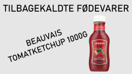 Beauvais Tomatketchup 1000g tilbagekaldes