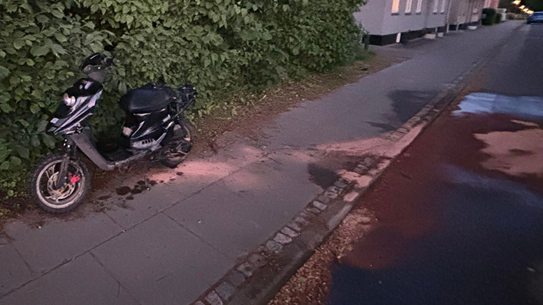 Scooter brændte på Frederiksberg Allé