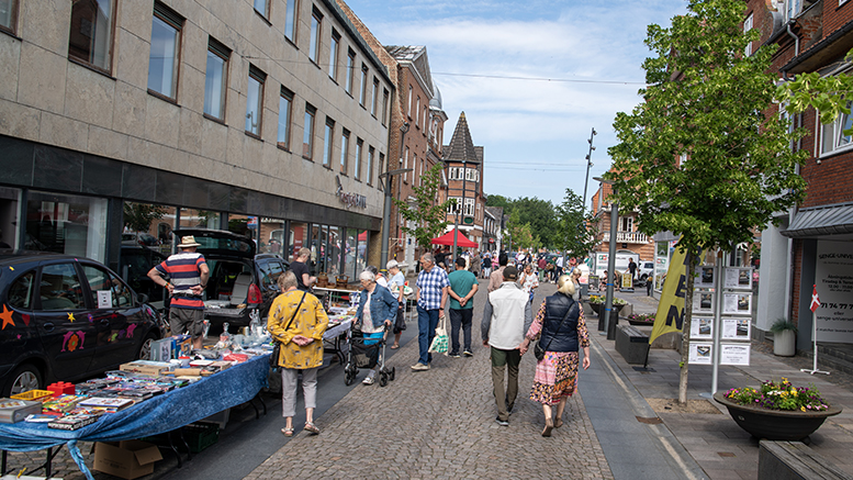 Kræmmermarked hver lørdag i Juli måned