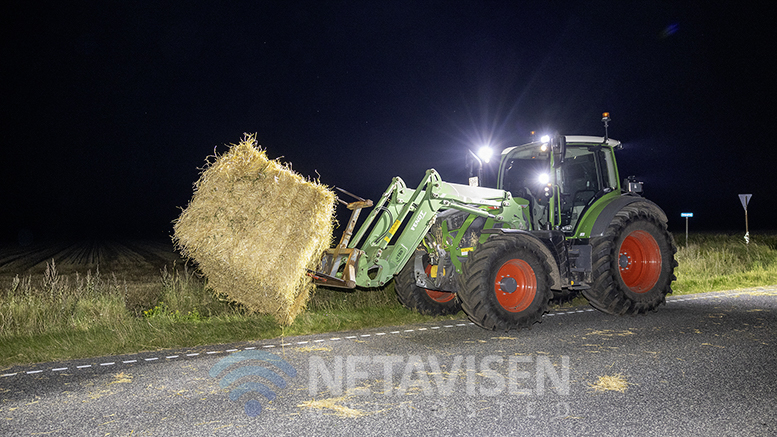 Personbil rammer tabt bigballe på Grindstedvej