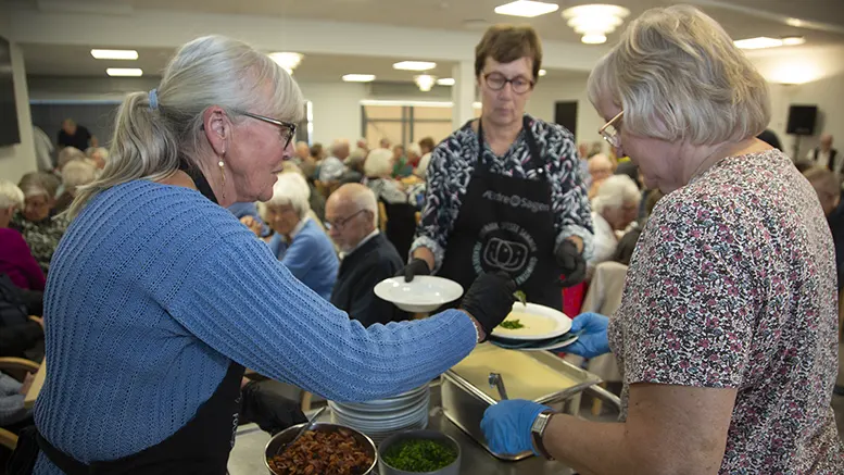 Premiere på suppeaften i GRAND-seniorhuset