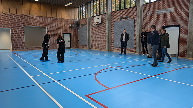 Vestre Skoles gymnastiksal blev genindviet